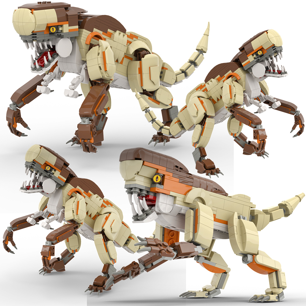 Dinosaur Figurine Set - 거대 공룡 블록 세트 - 창의적인