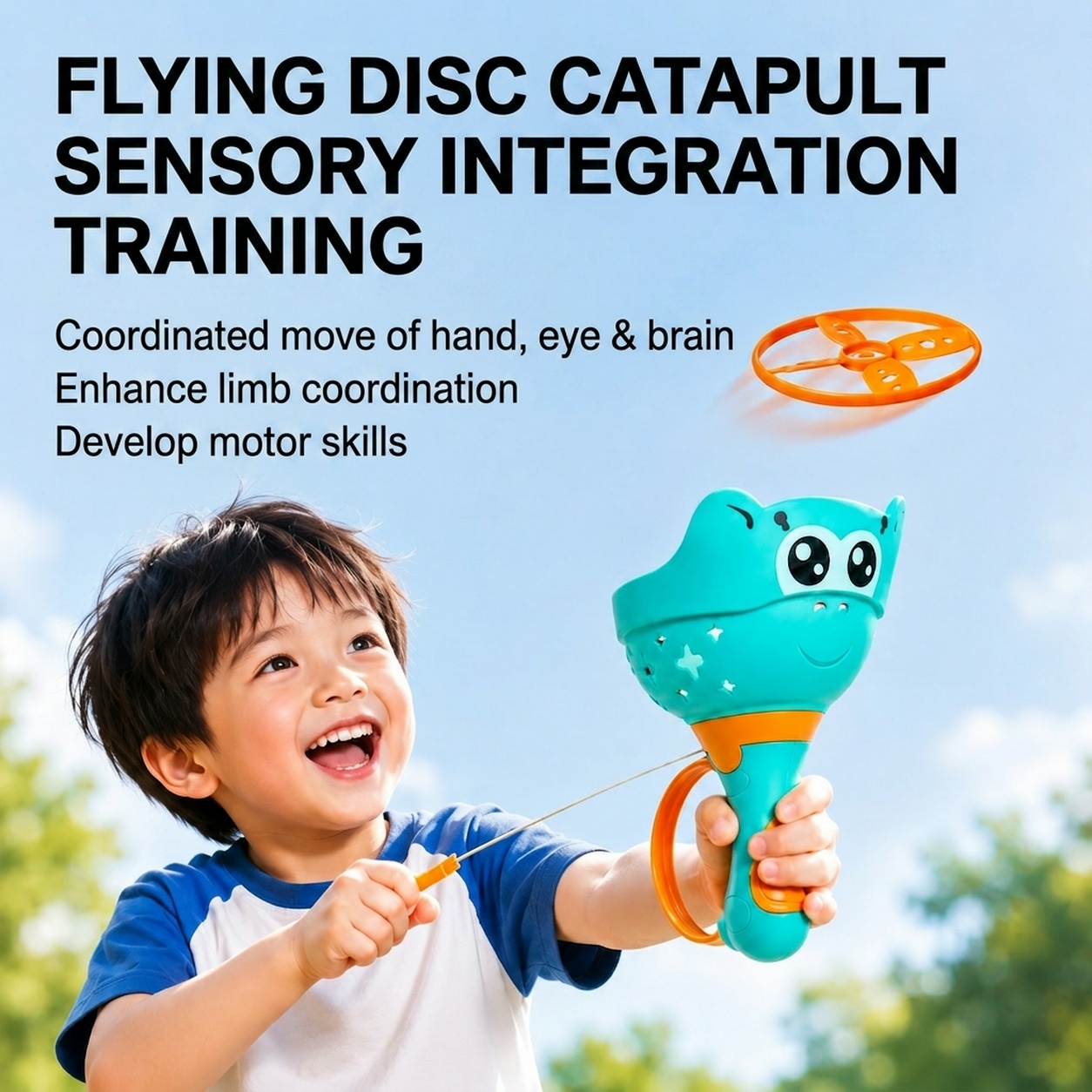 Catapult Launcher Toy - Mquduo 플라잉 디스크 새총 발사기 장난감,