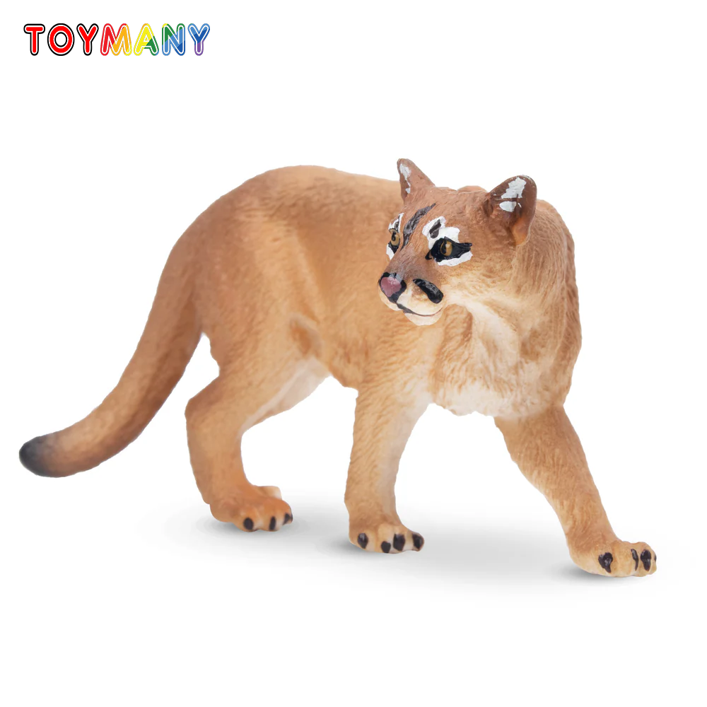 Kids Toys Latest - Toymany 시뮬레이션 쿠거 야생 동물 동물