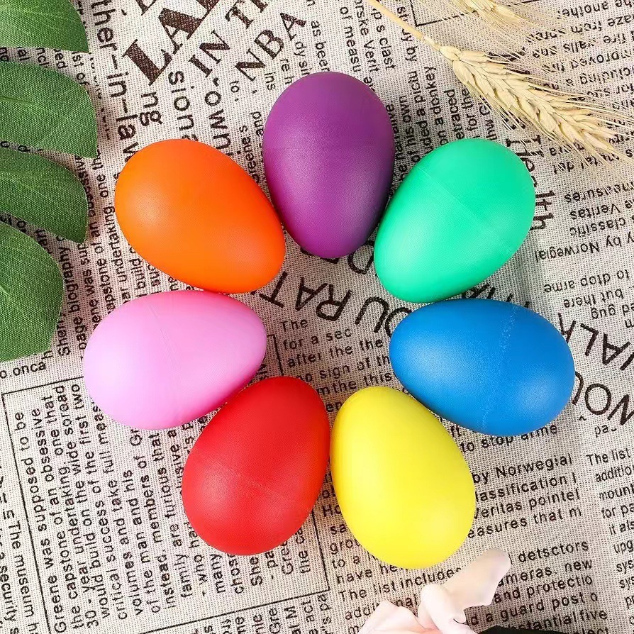 Kids Toys Easter - 2개입 에그 쉐이커 플라스틱 타악기 에그