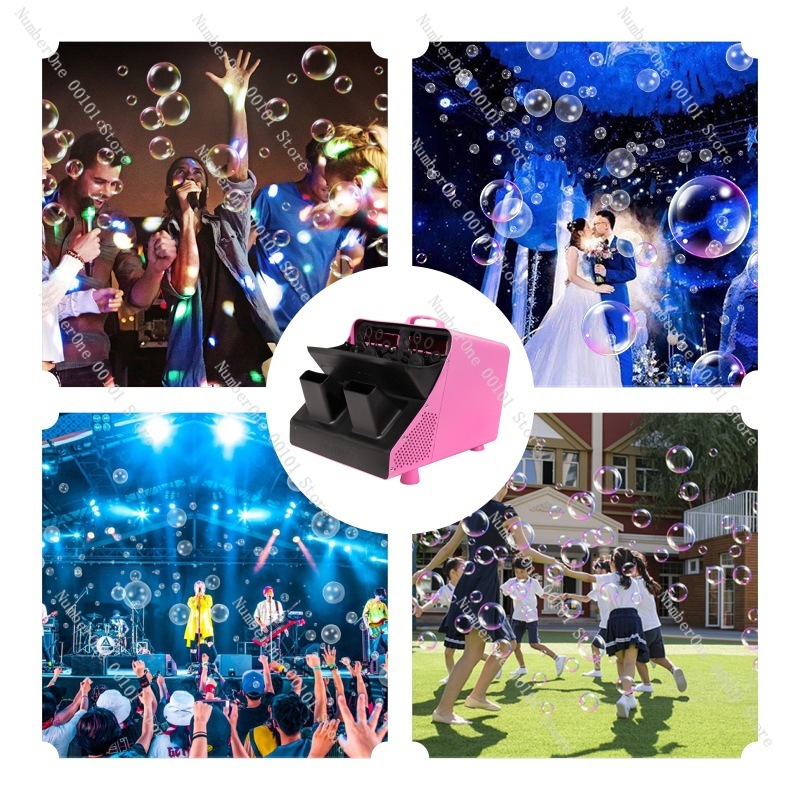 Bubble Machine Outdoor - 웨딩 버블 머신 무대용 충전식 리모컨