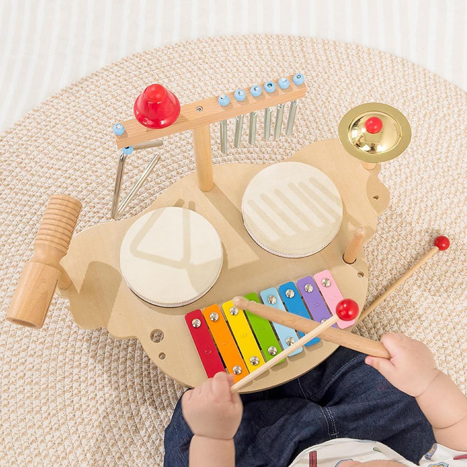 어린이 목제 악기 드럼 세트, 어린이 교육 장난감, 실 - Kids Toys Xylophone 리뷰 및 가격
