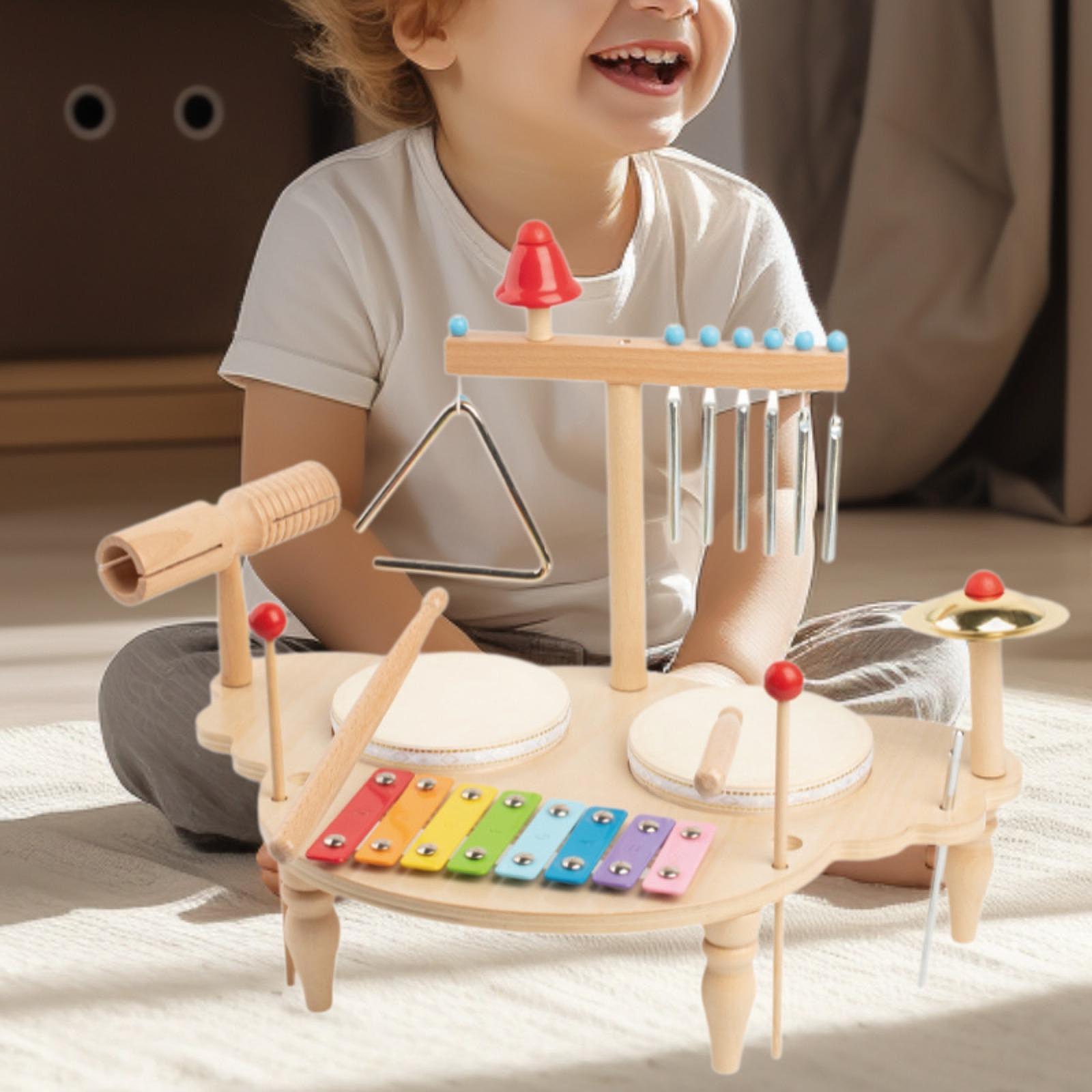 어린이 목제 악기 드럼 세트, 어린이 교육 장난감, 실 - Kids Toys Xylophone 리뷰 및 가격