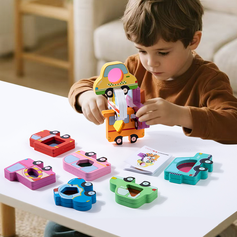 나무 동물 아크릴 쌓기 블록 게임 모양 맞추기 퍼즐 균 - Wooden Blocks Stacking 리뷰 및 가격
