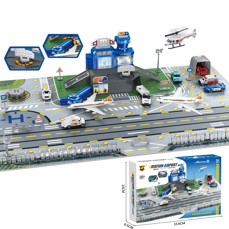 자동차, 헬리콥터, 비행기, 타워, 공항 놀이 매트,  - Kids Toys Latest 리뷰 및 가격
