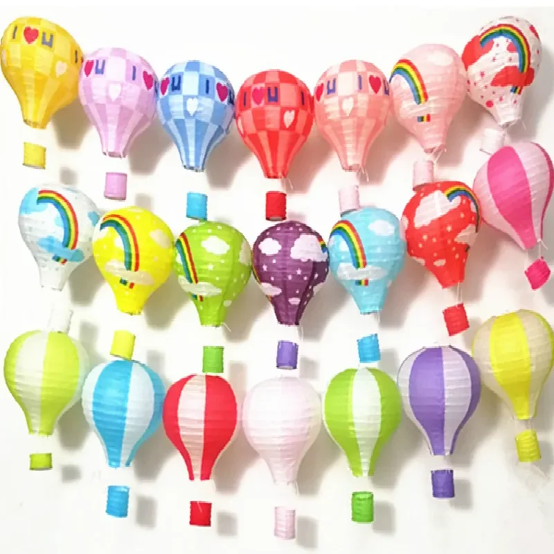 16인치(40cm) 무지개 열기구 종이 랜턴 어린이 생 - Kids Toys Easter 리뷰 및 가격