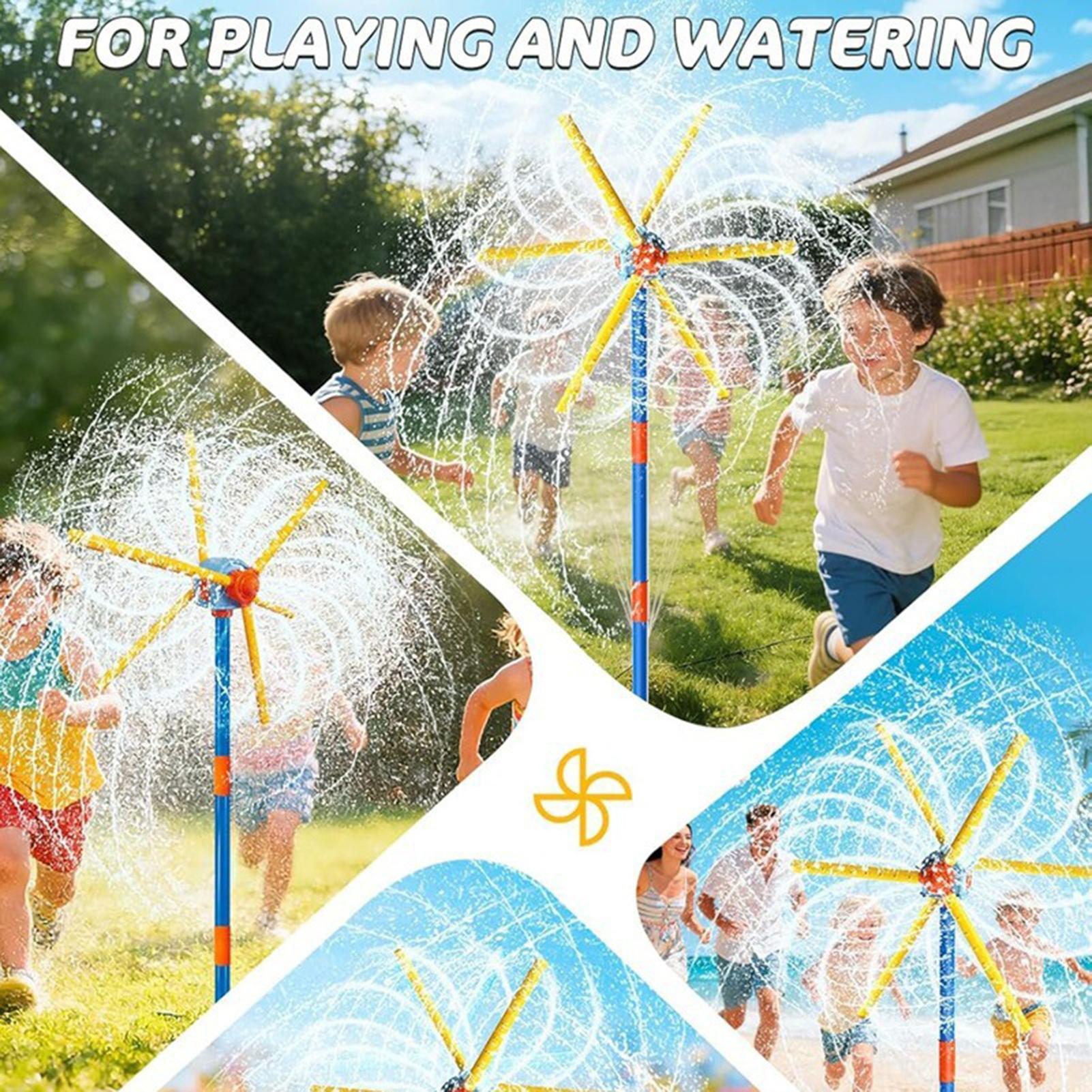 어린이 스프링클러 풍차 재미있는 스프링클러(54노즐 스 - Kids Yard Toys 리뷰 및 가격