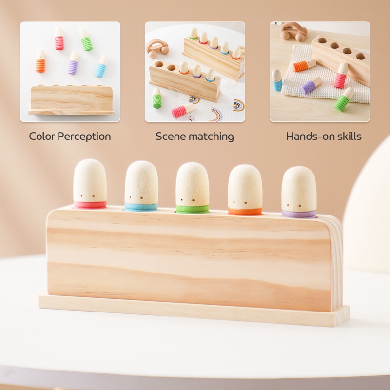 아기 나무 튀는 색상 인식 장난감 훈련, 몬테소리 장난 - Wooden Blocks Stacking 리뷰 및 가격
