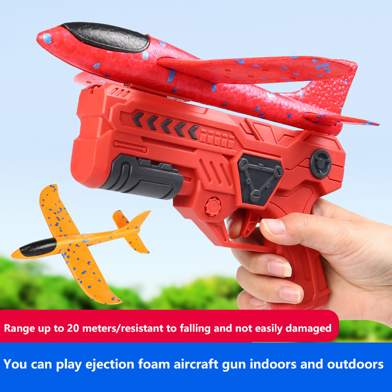 야외 게임 어린이 글라이더 비행 비행 던지기 거품 비행 - Catapult Launcher Toy 리뷰 및 가격