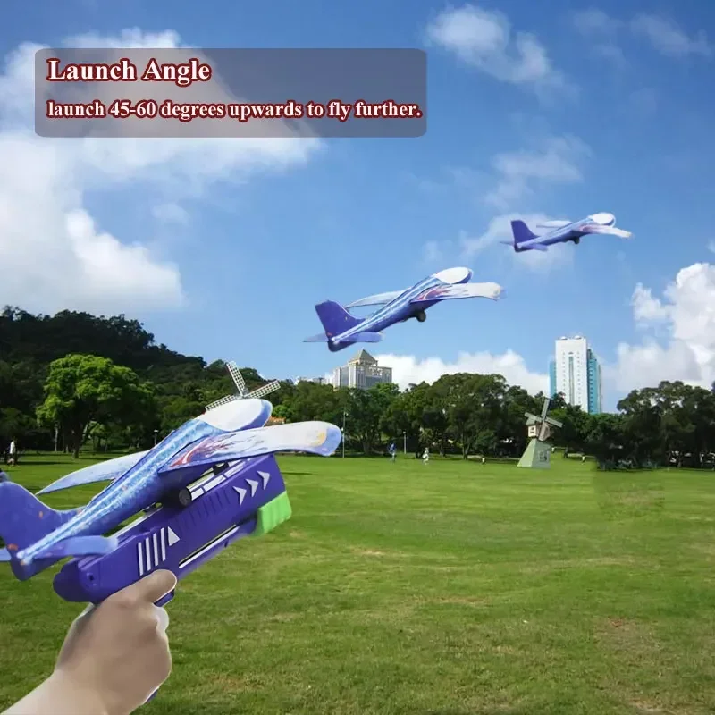 어린이용 폼 비행기 장난감 총 발사기, 야외 장난감,  - Catapult Launcher Toy 리뷰 및 가격