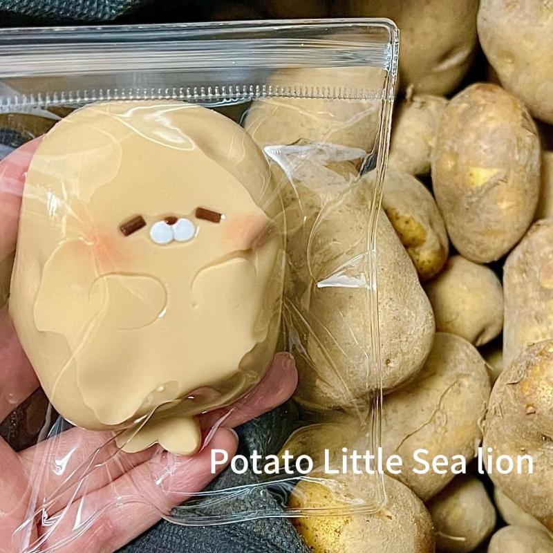 귀여운 물개 감자 모양 슬로우 리바운드 스퀴즈 피젯 토 - Kids Toys Easter 리뷰 및 가격