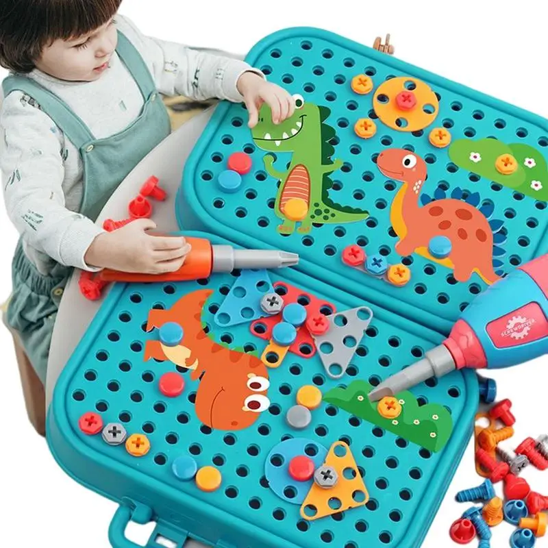 211-351 조각 어린이 도구 세트 전기 드릴 나사  - Dinosaur Figurine Set 리뷰 및 가격