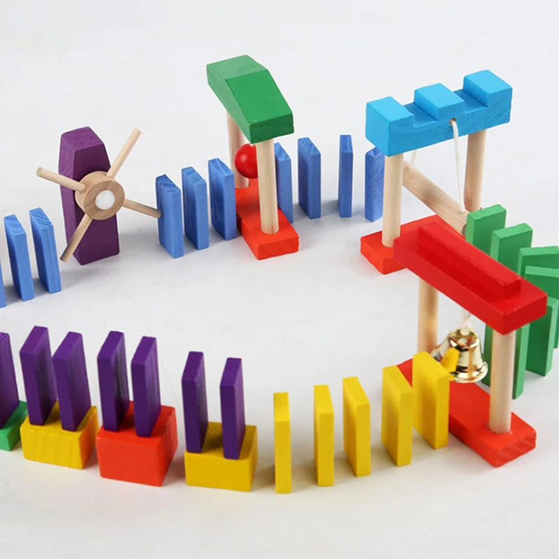 몬테소리 나무 무지개 도미노 장난감 기관 액세서리, 오 - Wooden Blocks Stacking 리뷰 및 가격