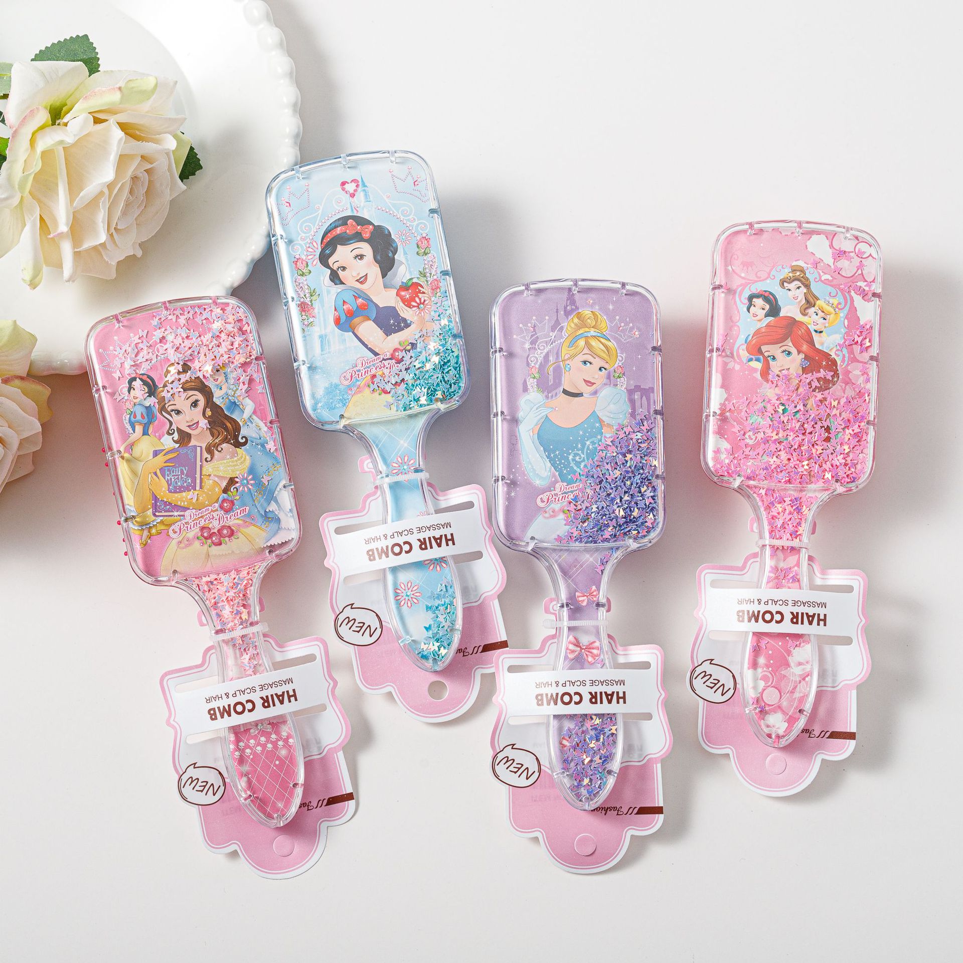 겨울왕국 엘사 미니 미키 마우스 에어쿠션 마사지 빗 헤 - Kids Toys Usa 리뷰 및 가격