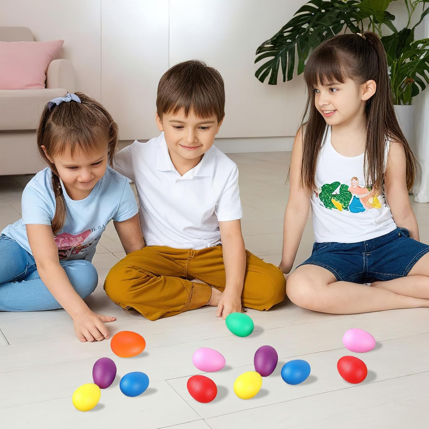 2Pcs 플라스틱 계란 셰이커 타악기 뮤지컬 계란 마라 - Kids Toys Easter 리뷰 및 가격