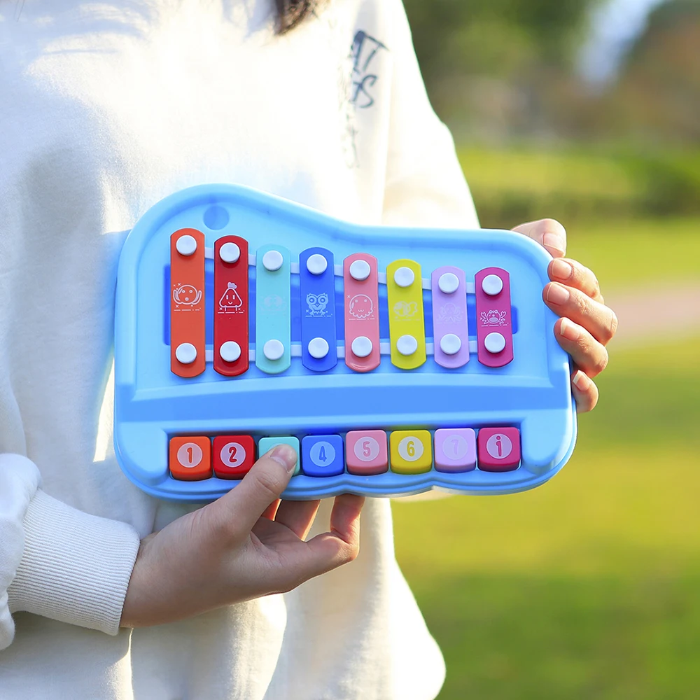 8 톤 핸드 타악기 - 어린이를위한 오르프 스타일 뮤지 - Kids Toys Xylophone 리뷰 및 가격