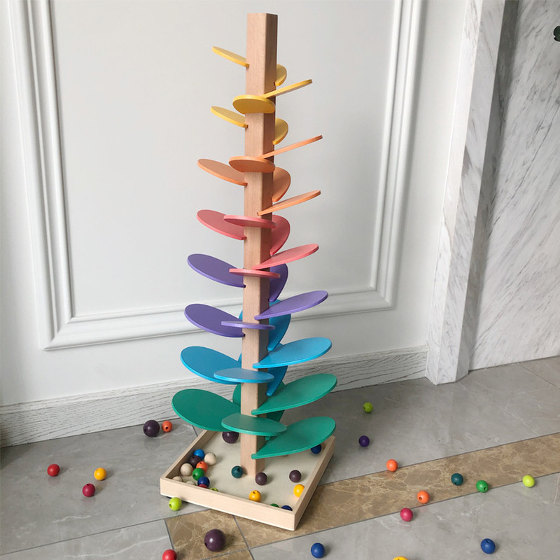무지개 음악 나무 꽃잎 쌓기 나무 소리 아기 교육용 조 - Wooden Blocks Stacking 리뷰 및 가격