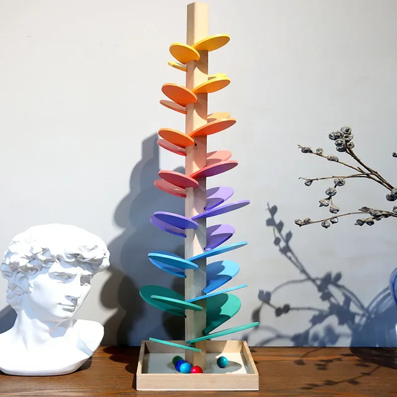 무지개 음악 나무 꽃잎 쌓기 나무 소리 아기 교육용 조 - Wooden Blocks Stacking 리뷰 및 가격