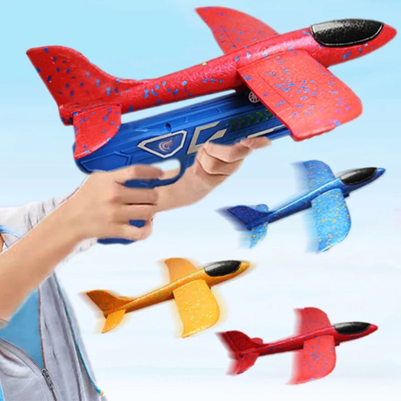 폼 비행기 발사기 EPP 버블 비행기 글라이더 손으로  - Catapult Launcher Toy 리뷰 및 가격