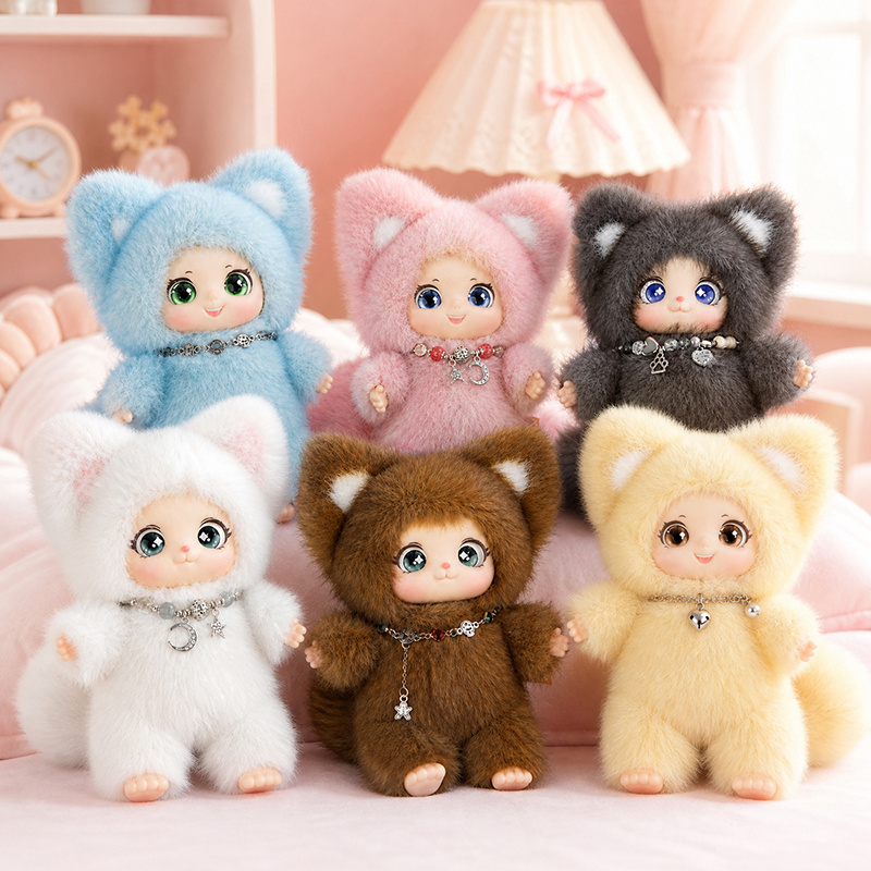 18cm 새롭고 귀여운 가족 여우 플러시 펜던트 귀여운 - Kids Toys Animal 리뷰 및 가격