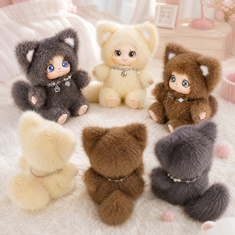 18cm 새롭고 귀여운 가족 여우 플러시 펜던트 귀여운 - Kids Toys Animal 리뷰 및 가격