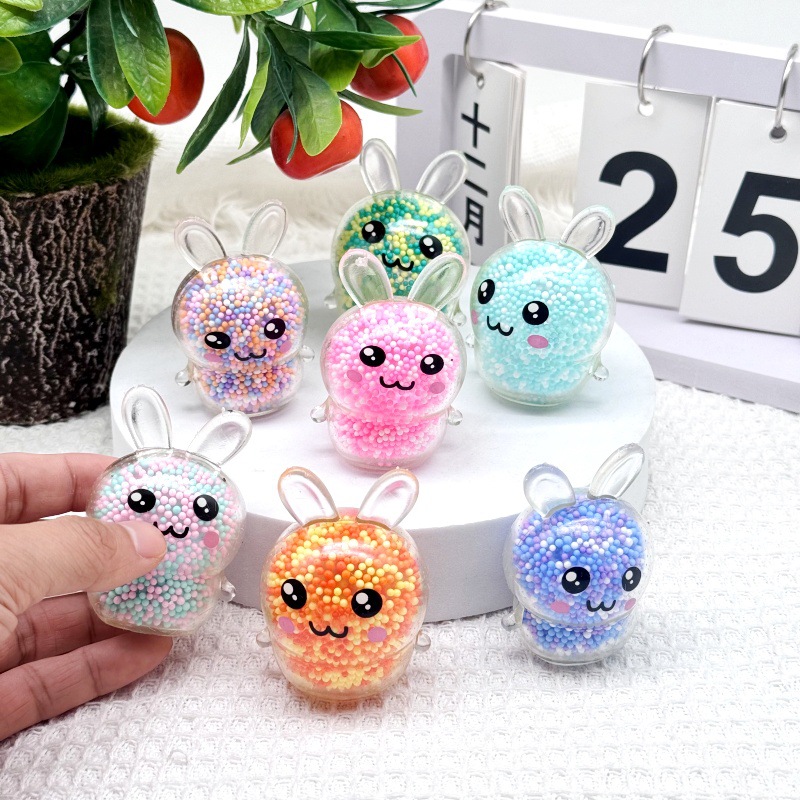 3개입 부드러운 토끼 스트레스 볼, 조명 스트레스 해소 - Kids Toys Easter 리뷰 및 가격