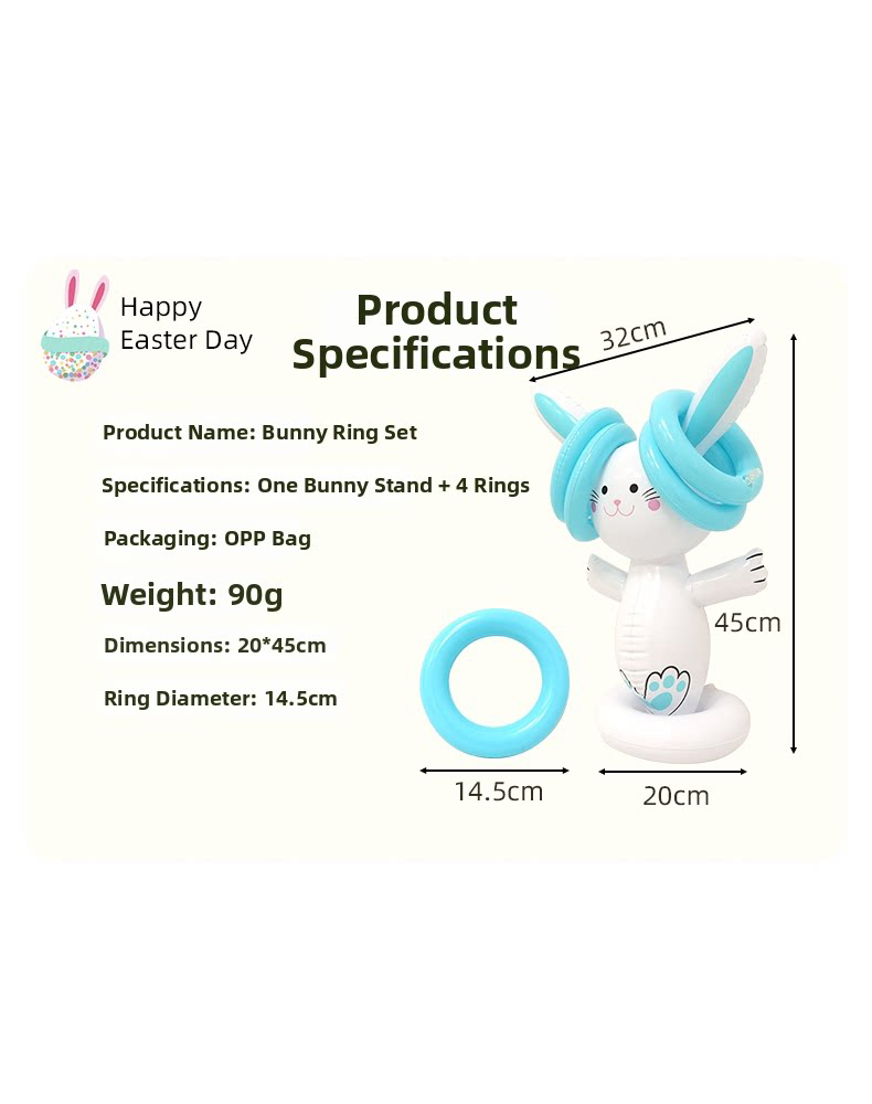 부활절 풍선 토끼 링 던지기 게임 어린이 토끼 달걀 테 - Kids Toys Easter 리뷰 및 가격