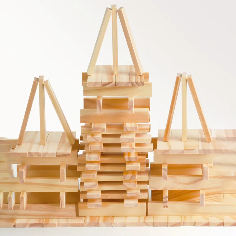 100PCS 클래식 나무 블록 건축 키트 스태킹 밸런스 - Wooden Blocks Stacking 리뷰 및 가격