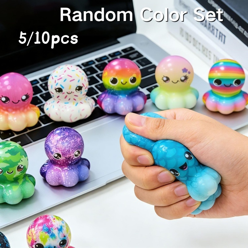 문어 모양 슬로우 스퀴즈 스퀴시 피젯 토이 (성인 및  - Kids Toys Easter 리뷰 및 가격