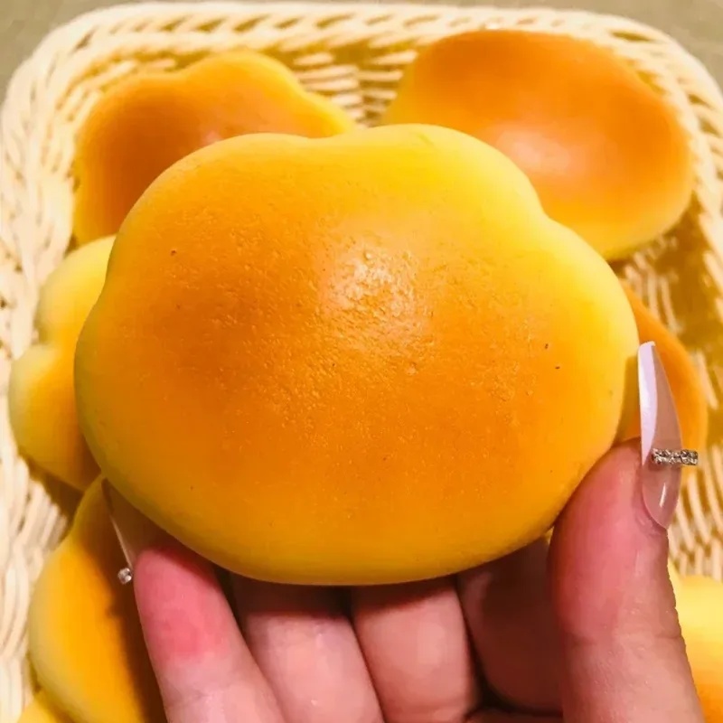 말랑말랑한 카라멜 색깔 구름빵 모양 스퀴즈 장난감 스트 - Kids Toys Easter 리뷰 및 가격