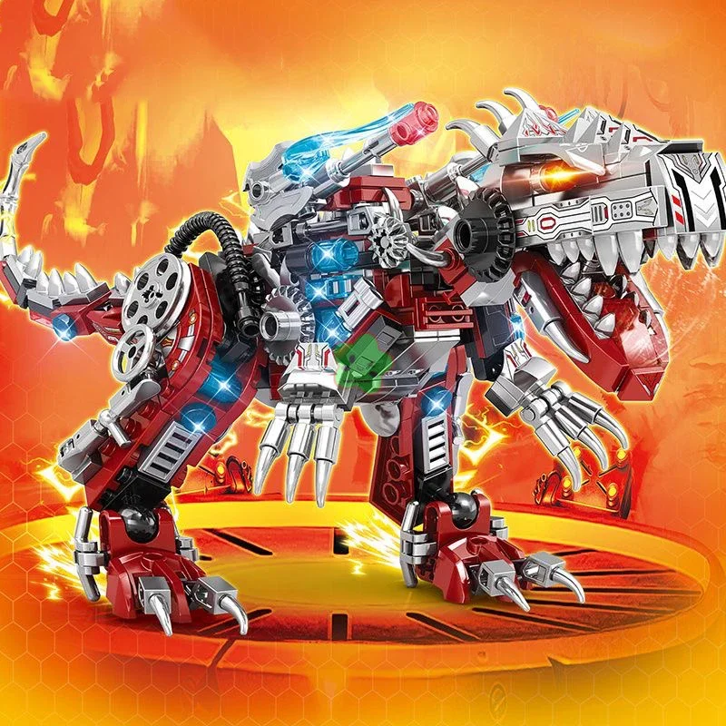 2in1 기계 공룡/전투기 모델 빌딩 블록 크리 에이  - Dinosaur Figurine Set 리뷰 및 가격