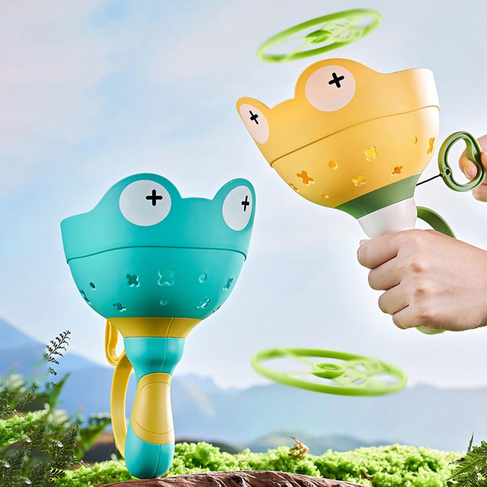 플라잉 소서 디스크 발사기 어린이 비행 장난감 당기는  - Kids Toys Kids Toys 리뷰 및 가격