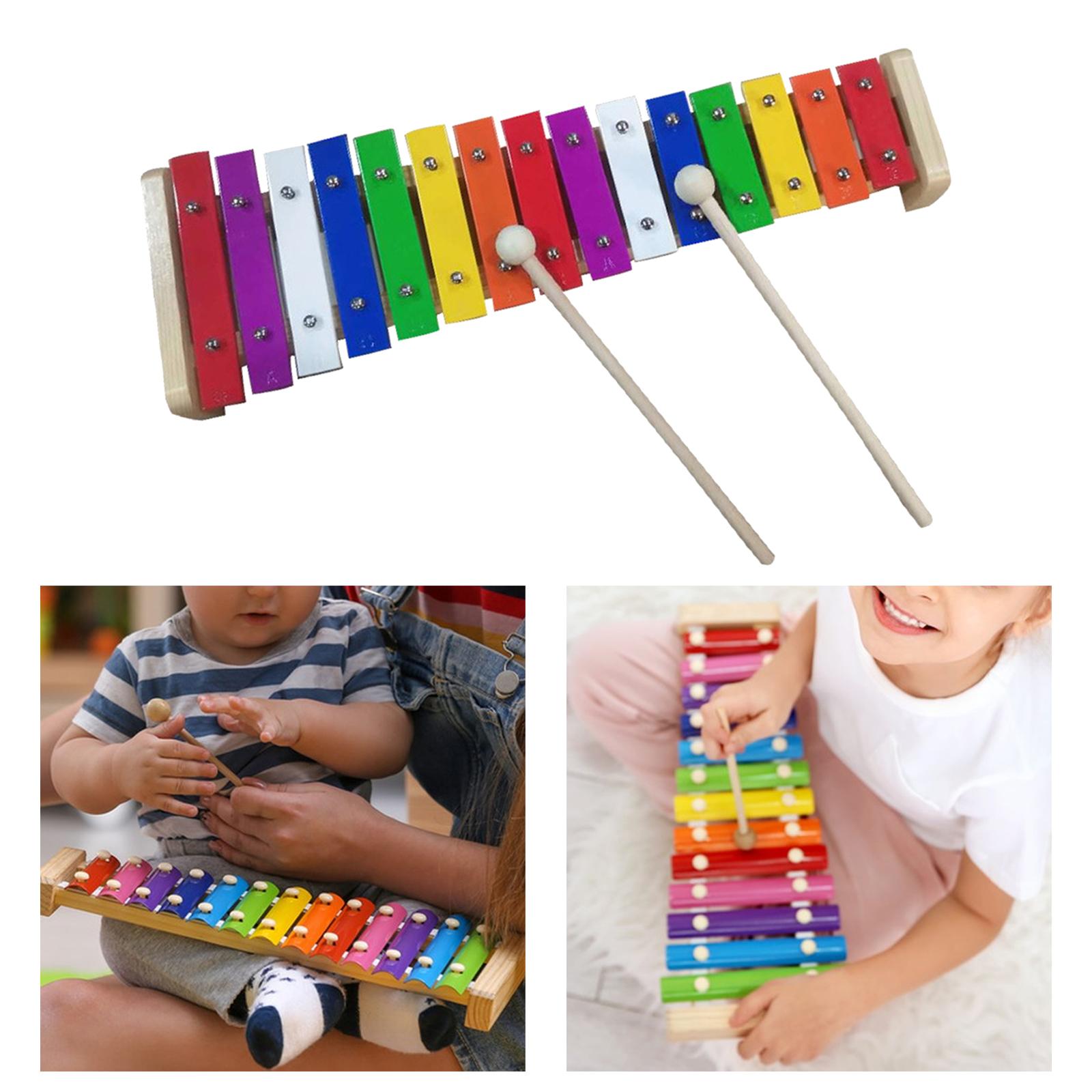 15 스케일 실로폰 벨 핸드 타악기 어린이 실로폰 교육 - Kids Toys Xylophone 리뷰 및 가격