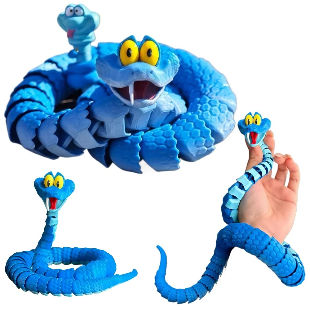 Zootopia 3D 인쇄된 가레스 뱀 관절 시뮬레이션 - Kids Toys Animal 리뷰 및 가격