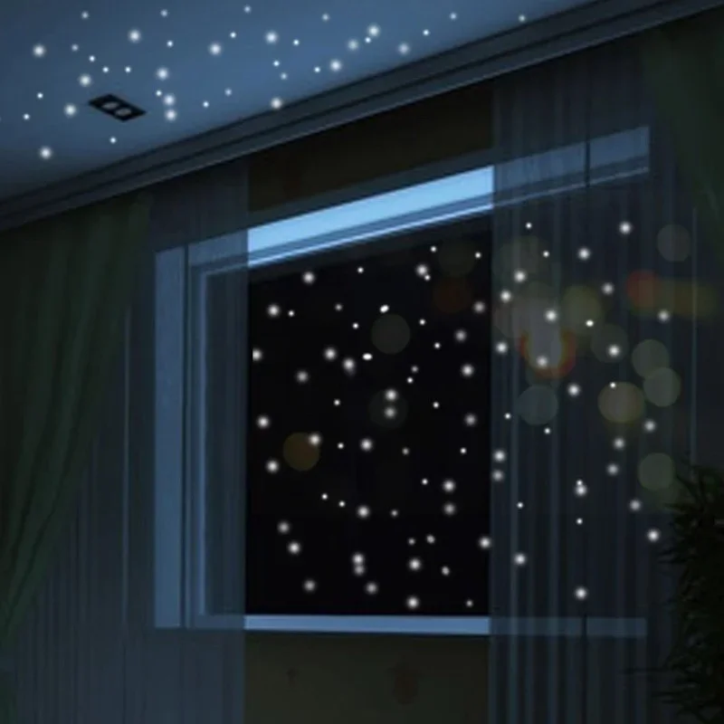키즈 룸용 야광 비닐 스티커, 빛나는 벽 장식, 창의적 - Glow In Dark Stars 리뷰 및 가격