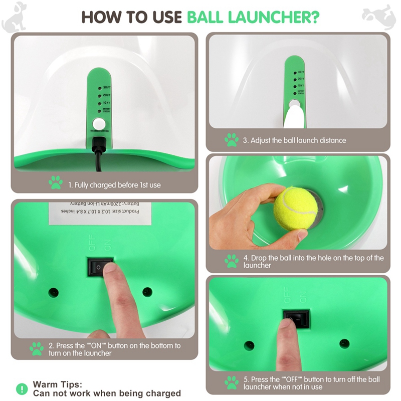 강아지 테니스 공 발사기, 강아지 자동 장난감, 자동  - Catapult Launcher Toy 리뷰 및 가격